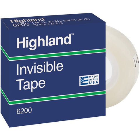 3M Highland Permanent Invisible Transparent Tape