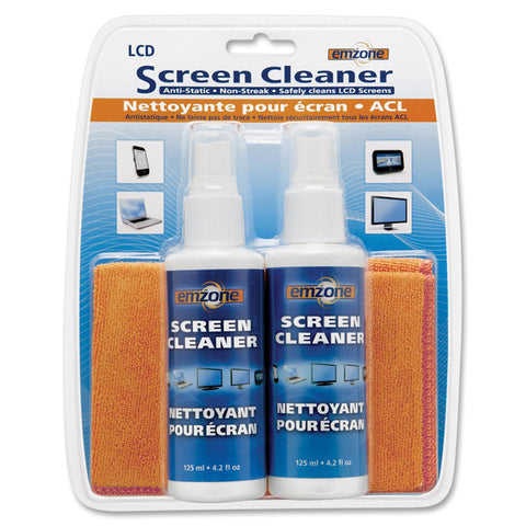 Empack Spraytech, Inc LED, LCD & Plasma Screen Cleaner with Cloth Kit (2 Pack) - Spray