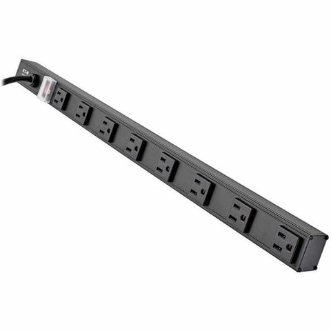 Eaton Corporation 8-Outlet Vertical Power Strip, 120V, 15A, 15-ft. Cord, 5-15P, 24 in