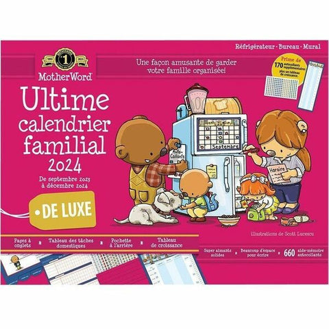 ACCO Brands Corporation Family Fridge Calendar (2024)