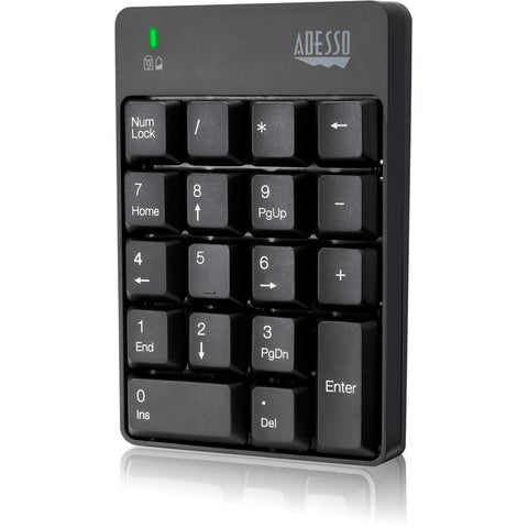 Adesso, Inc Wireless Spill Resistant 18-Key Numeric Keypad