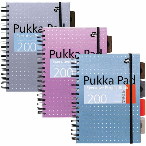 Pukka Pads 2000, Ltd B5 Metallic Executive Project Books