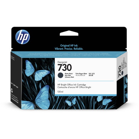 HP 730 (P2V65A) Matte Black Ink Cartridge
