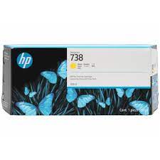 HP 738 300-ml Yellow DesignJet Ink Cartridge