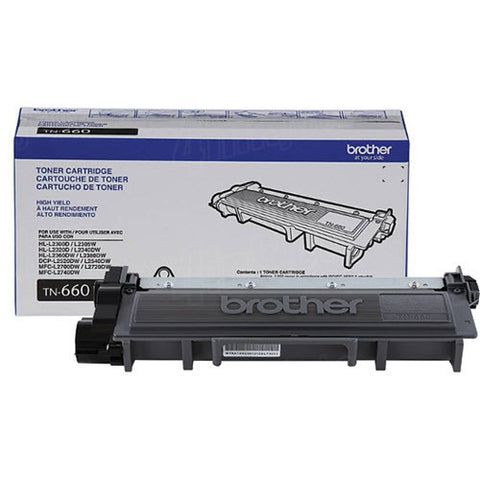 Brother OEM TN660 Black High Yield Toner Cartridge