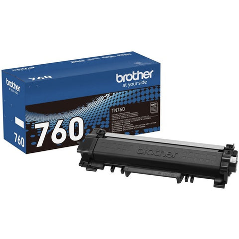 Brother OEM TN760 Black Toner Cartridge