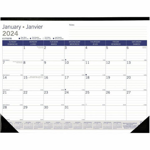 Dominion Blueline, Inc Blueline Monthly Desk Pad Calendar