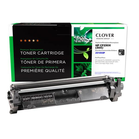 Clover Technologies Group, LLC Remanufactured High Yield Toner Cartridge for HP CF230X (HP 30X)