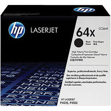 HP 64X (CC364X) Black Original LaserJet Toner Cartridge (24000 Yield)